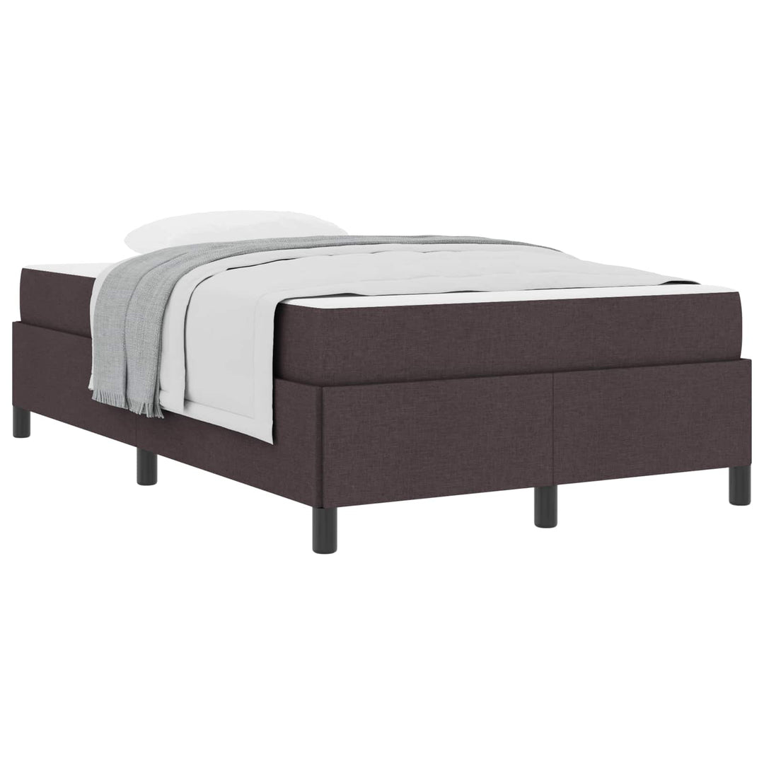 Box spring seng Mørk Brun 120 x 200 cm Stof