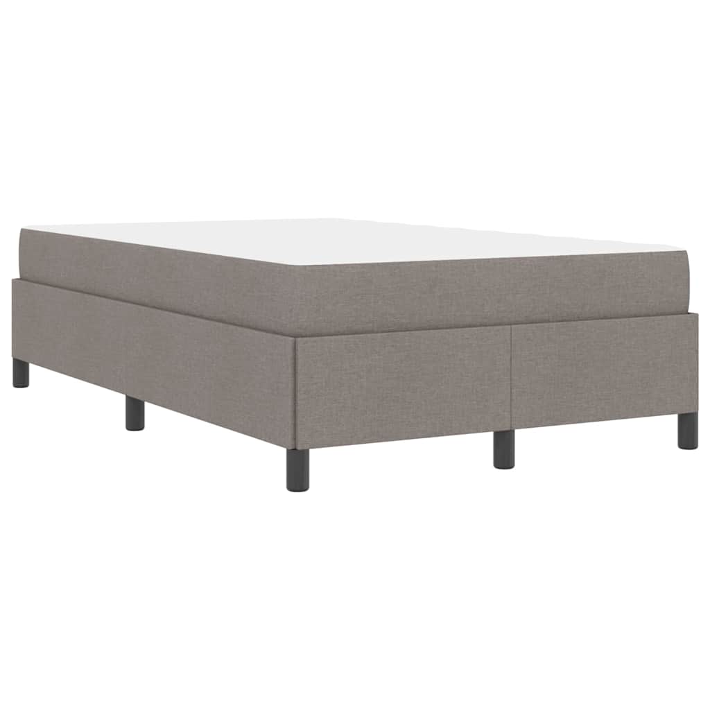 Box spring seng Gråbrun 120 x 200 cm Stof