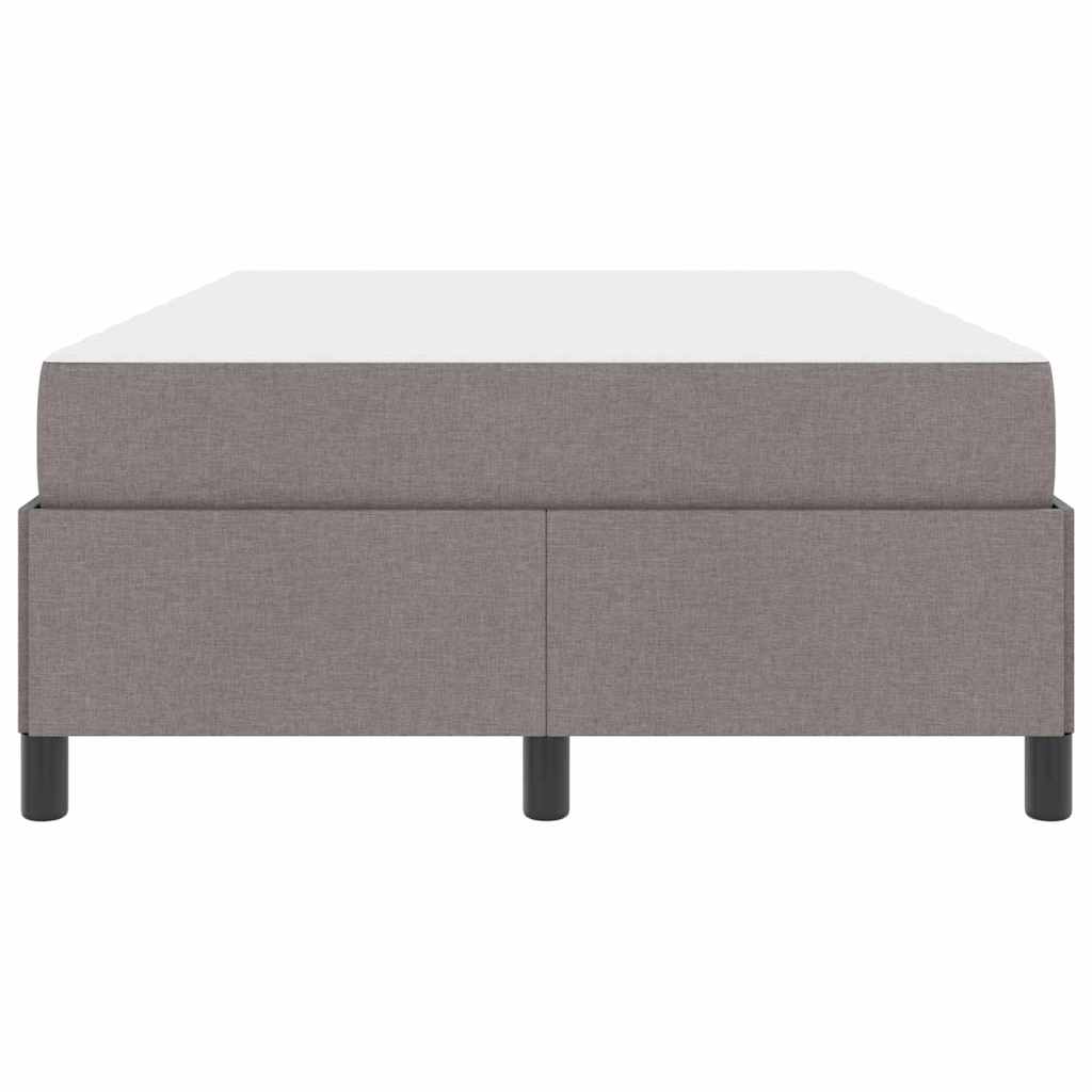 Box spring seng Gråbrun 120 x 200 cm Stof