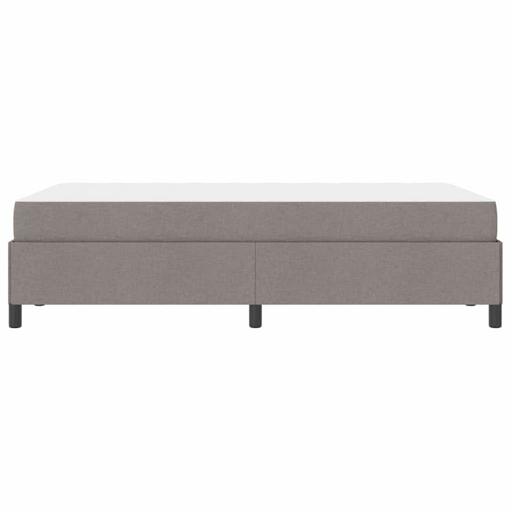 Box spring seng Gråbrun 120 x 200 cm Stof