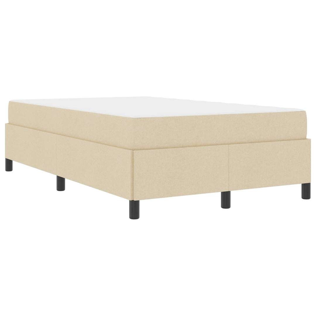 Box spring seng Creme 120 x 200 cm Stof