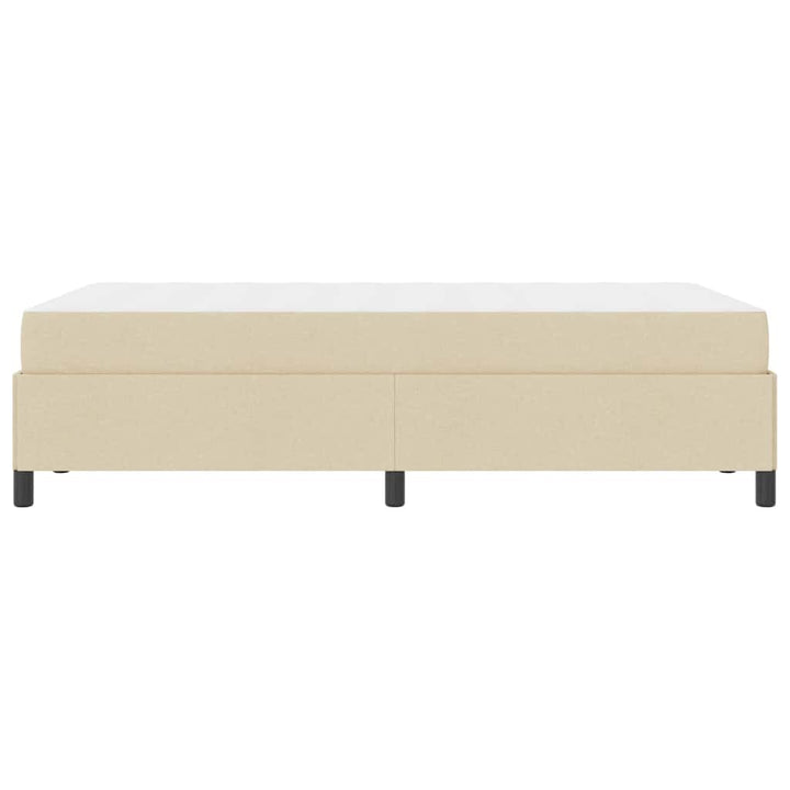 Box spring seng Creme 120 x 200 cm Stof