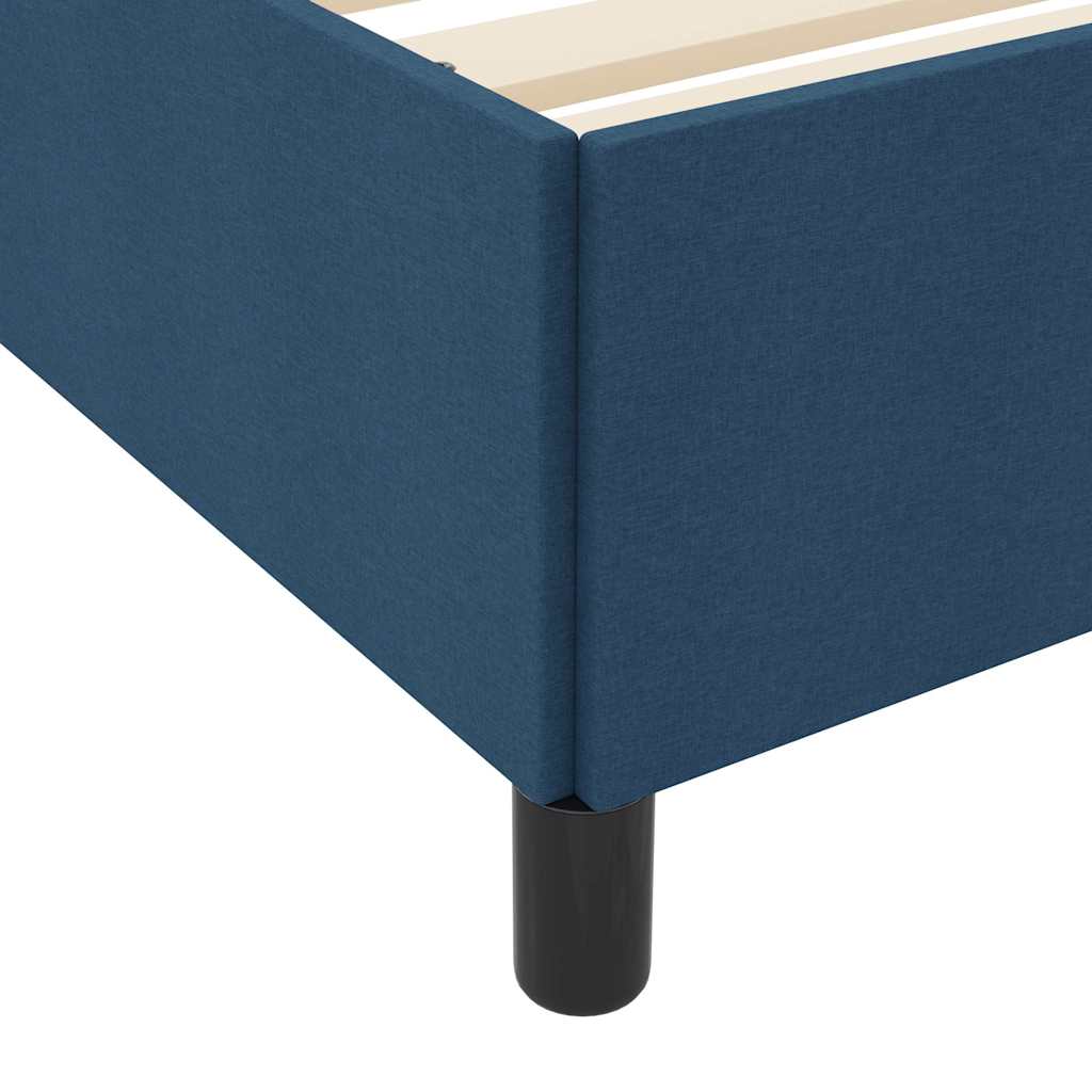 Box spring seng Blå 120 x 200 cm Stof