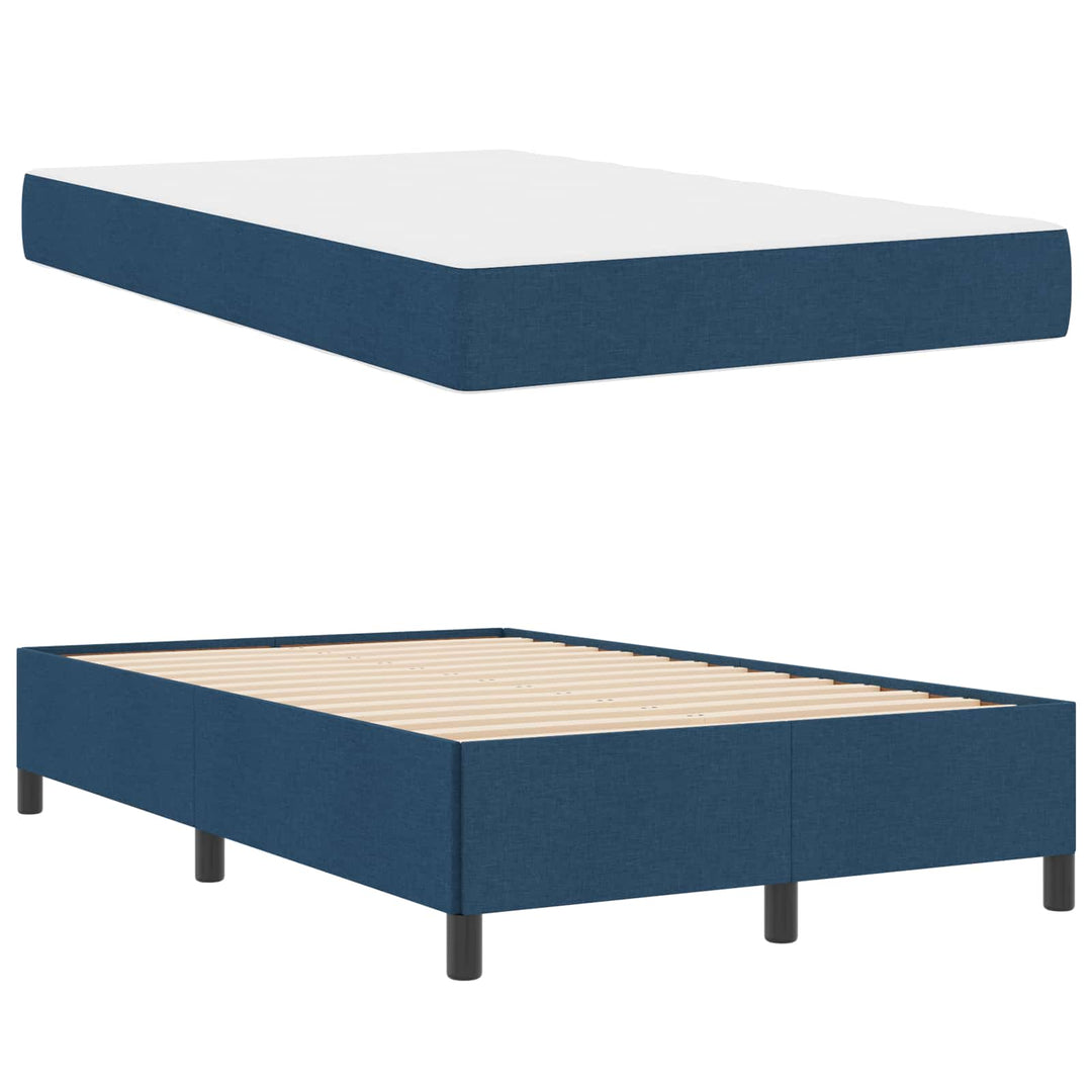 Box spring seng Blå 120 x 200 cm Stof