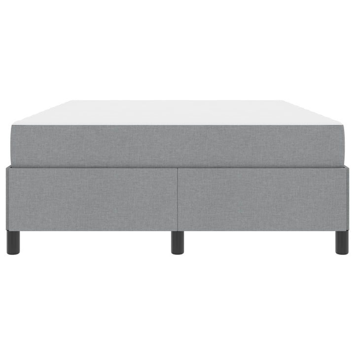Box spring seng Lysegrå 140 x 200 cm Stof