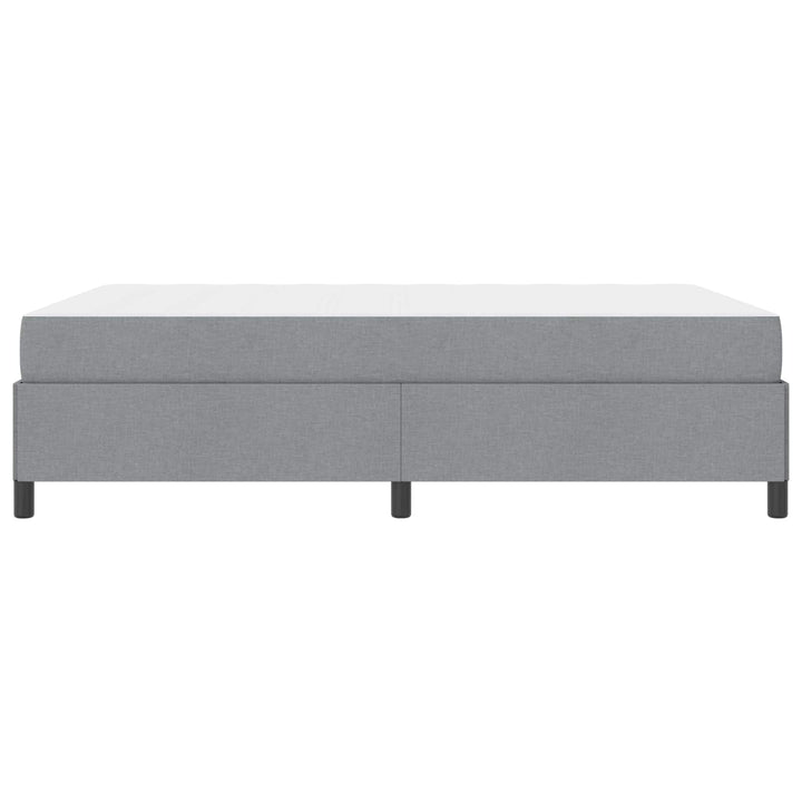 Box spring seng Lysegrå 140 x 200 cm Stof