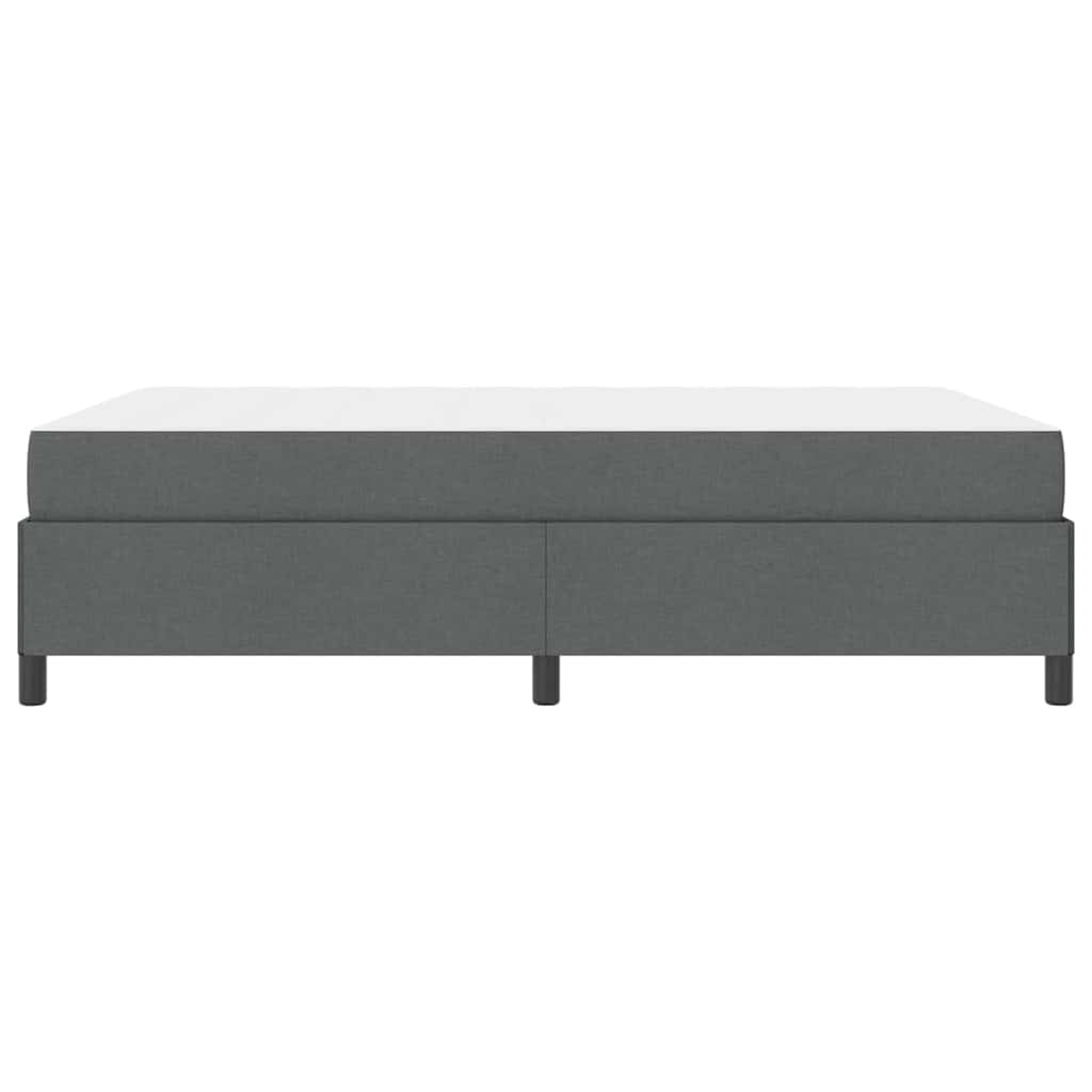 Box spring seng Mørkegrå 140 x 200 cm Stof