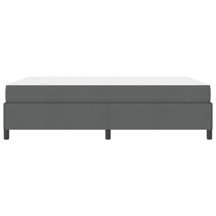 Box spring seng Mørkegrå 140 x 200 cm Stof