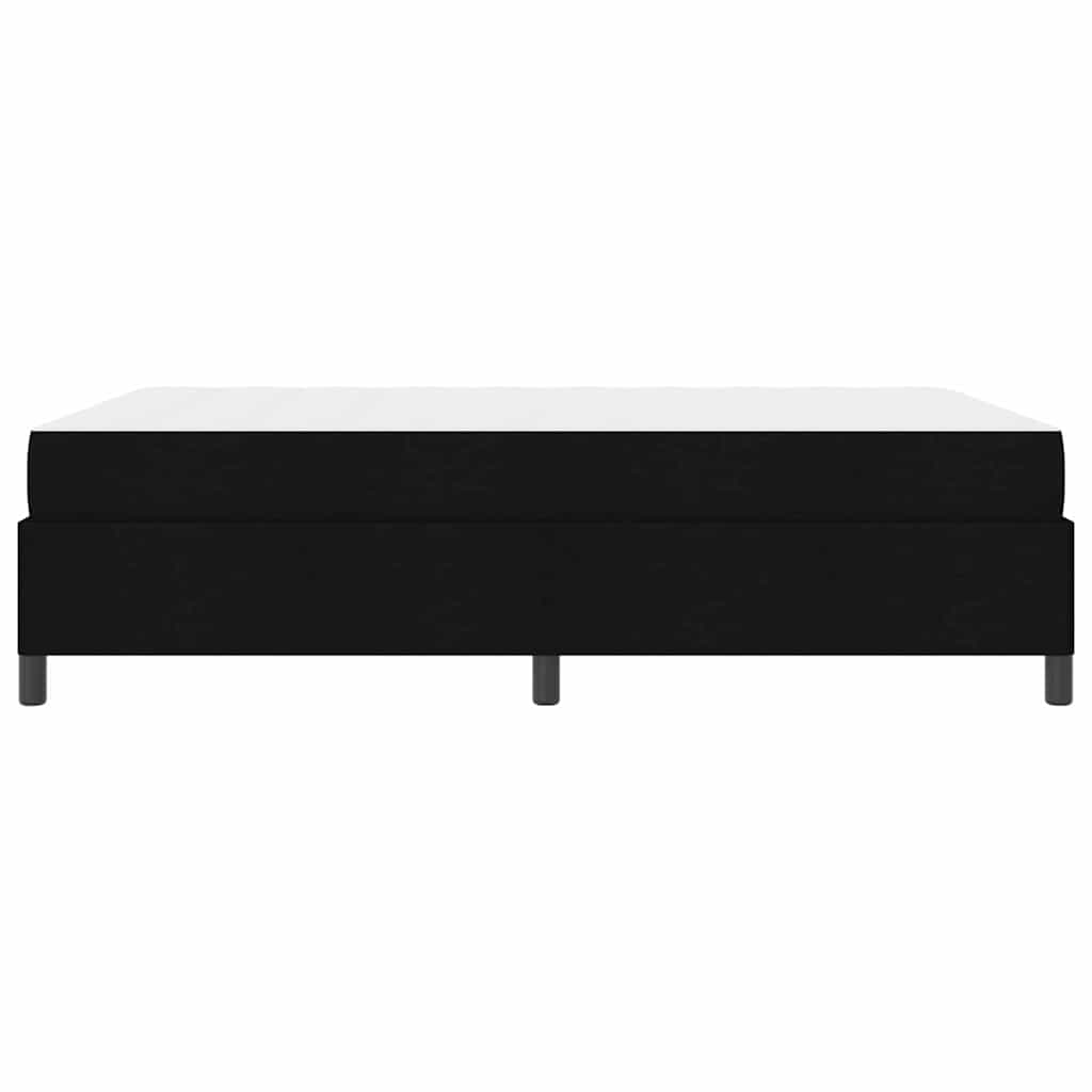 Box spring seng Sort 140 x 200 cm Stof