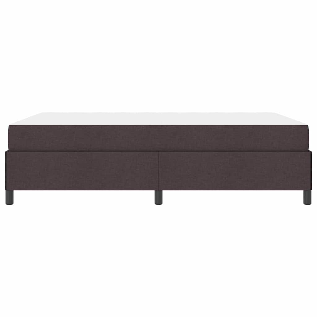 Box spring seng Mørk Brun 140 x 200 cm Stof