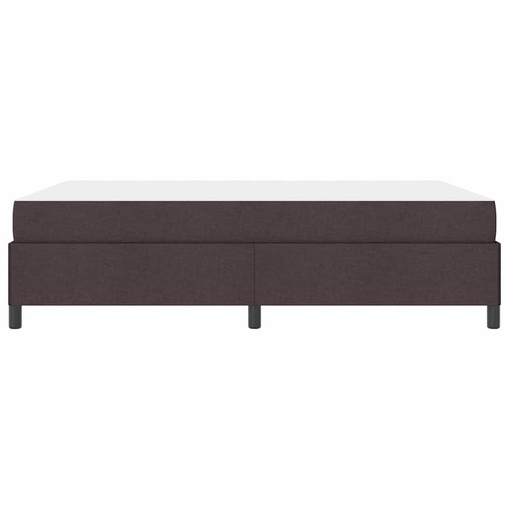 Box spring seng Mørk Brun 140 x 200 cm Stof