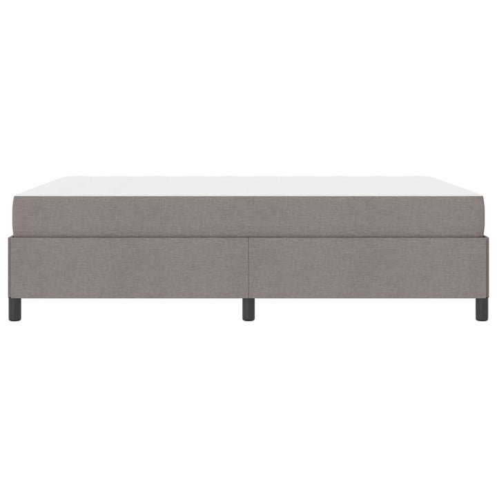 Box spring seng Gråbrun 140 x 200 cm Stof