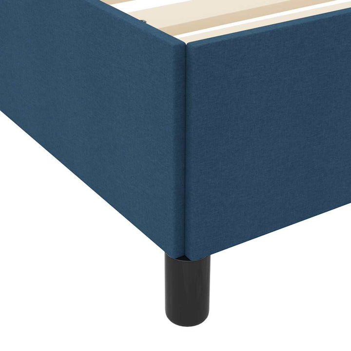 Box spring seng Blå 140 x 200 cm Stof
