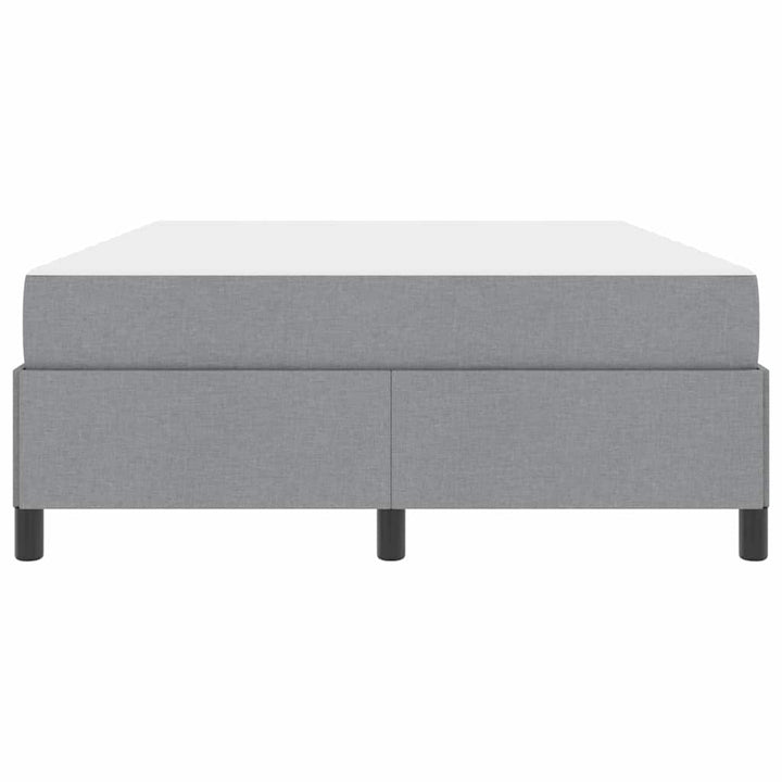 Box spring seng Lysegrå 160 x 200 cm Stof