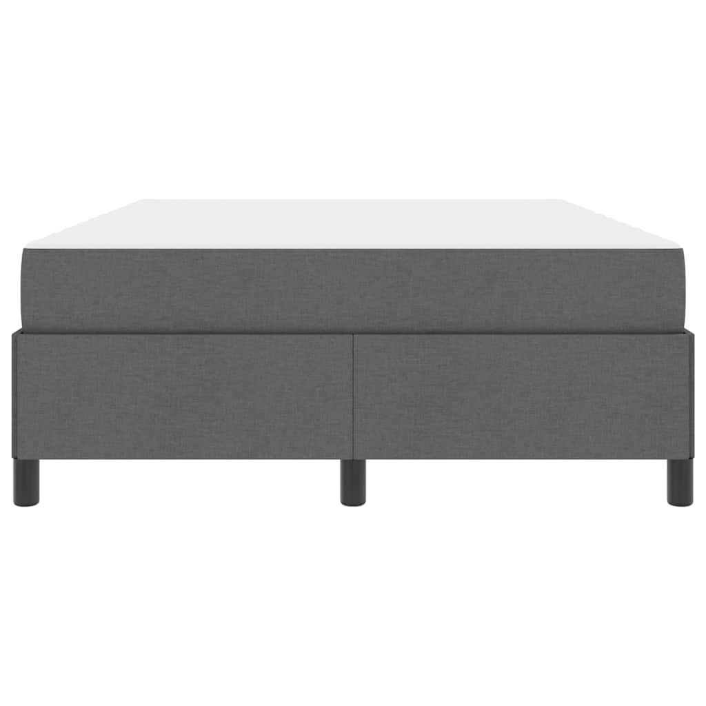Box spring seng Mørkegrå 160 x 200 cm Stof