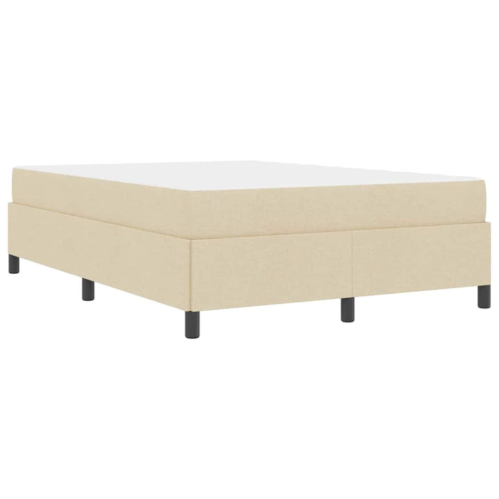 Box spring seng Creme 160 x 200 cm Stof
