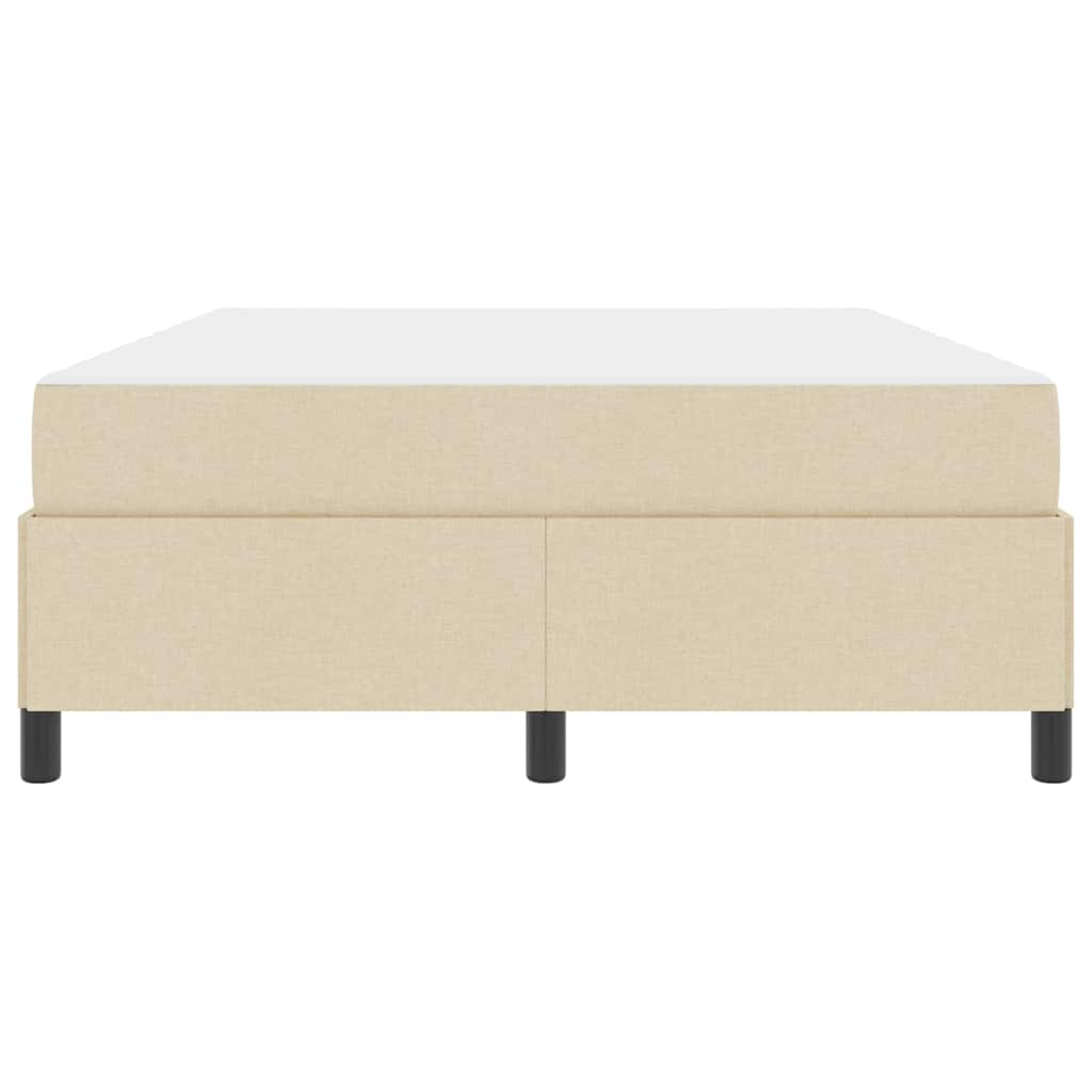 Box spring seng Creme 160 x 200 cm Stof