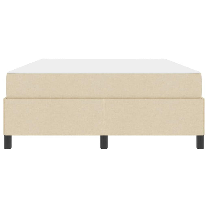 Box spring seng Creme 160 x 200 cm Stof