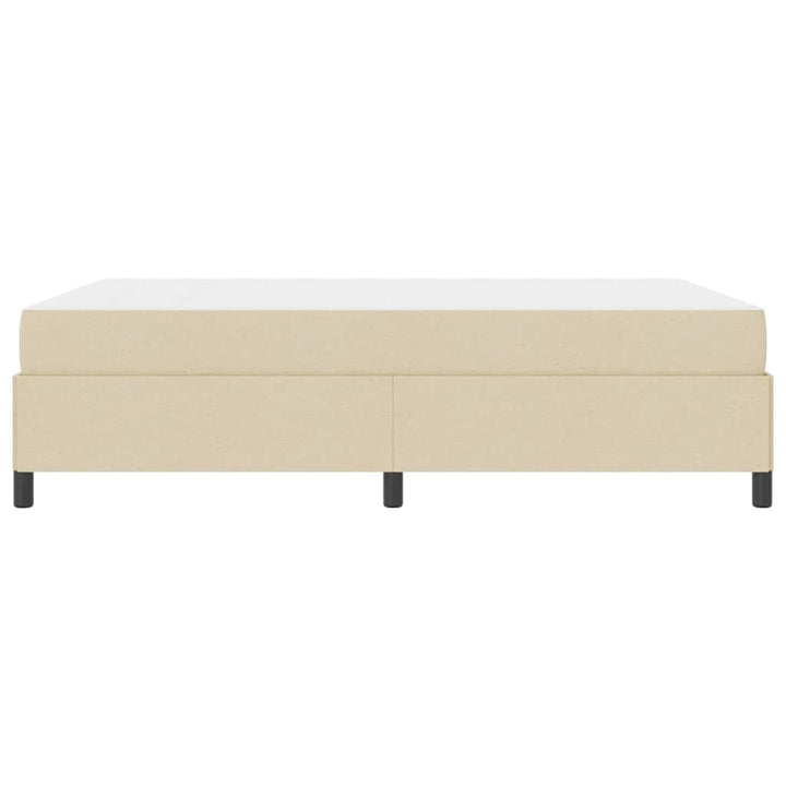 Box spring seng Creme 160 x 200 cm Stof