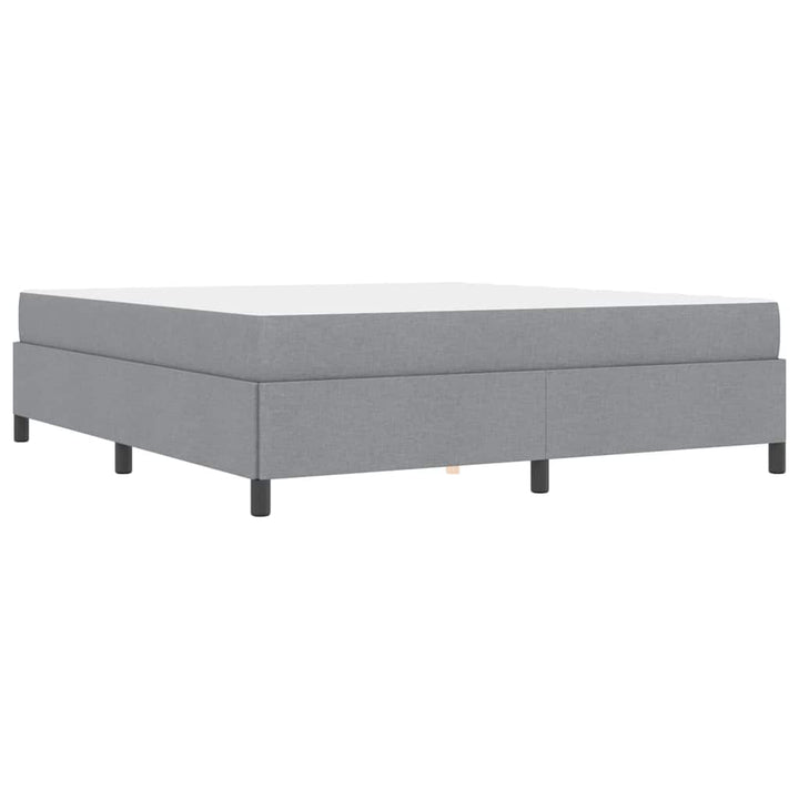Box spring seng Lysegrå 180 x 200 cm Stof