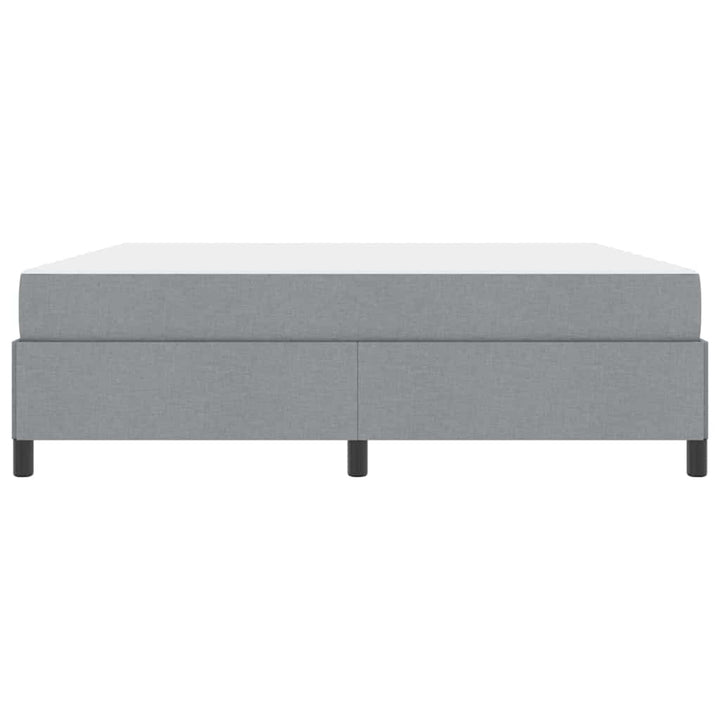 Box spring seng Lysegrå 180 x 200 cm Stof
