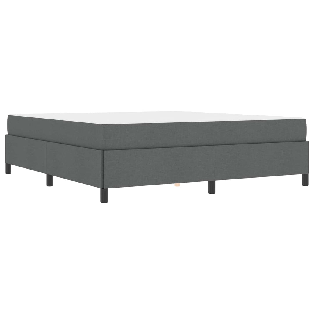 Box spring seng Mørkegrå 180 x 200 cm Stof