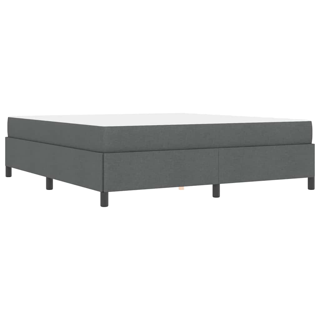 Box spring seng Mørkegrå 180 x 200 cm Stof