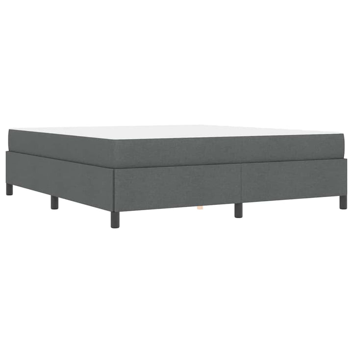 Box spring seng Mørkegrå 180 x 200 cm Stof
