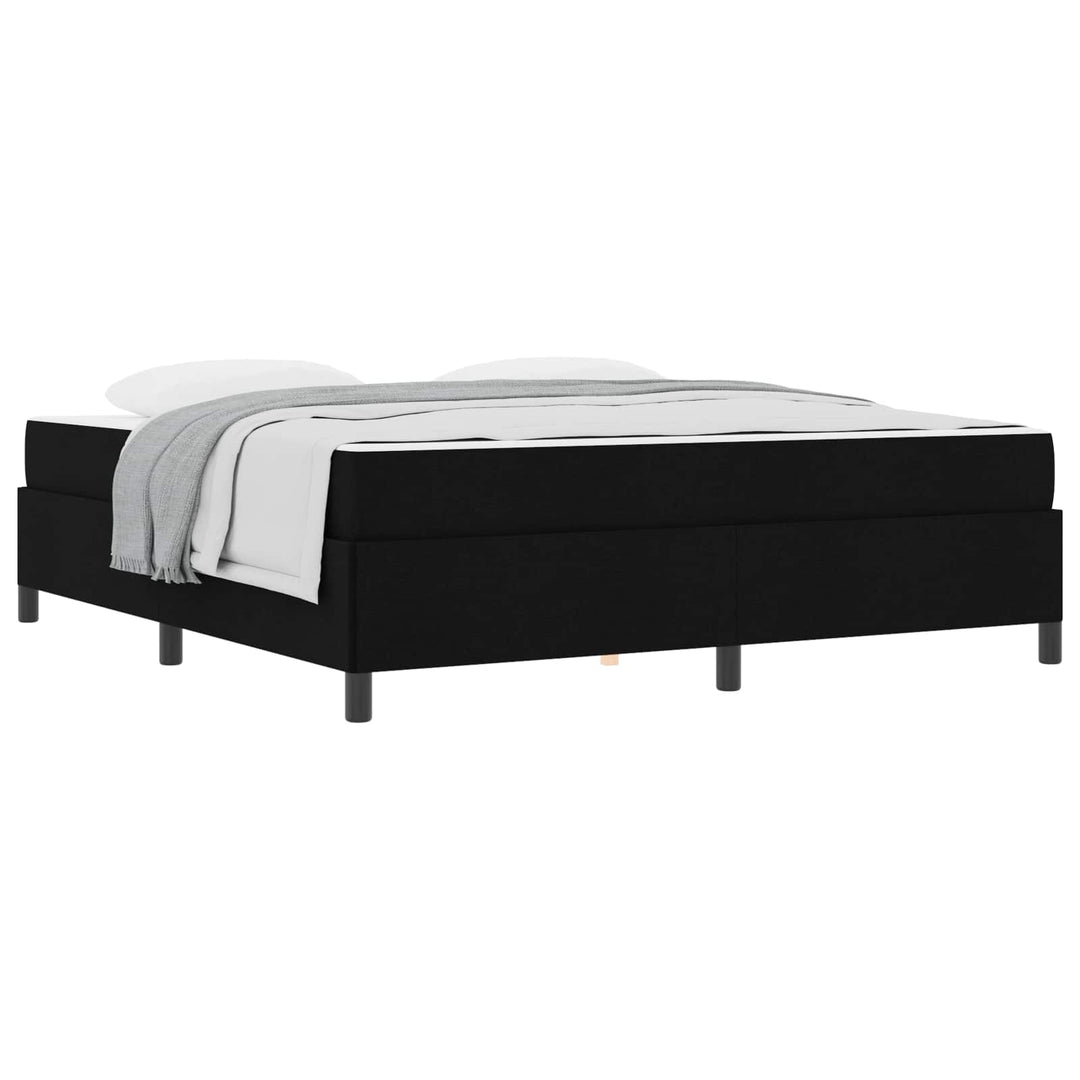 Box spring seng Sort 180 x 200 cm Stof