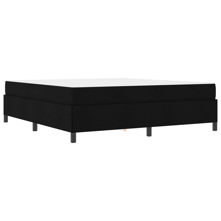 Box spring seng Sort 180 x 200 cm Stof