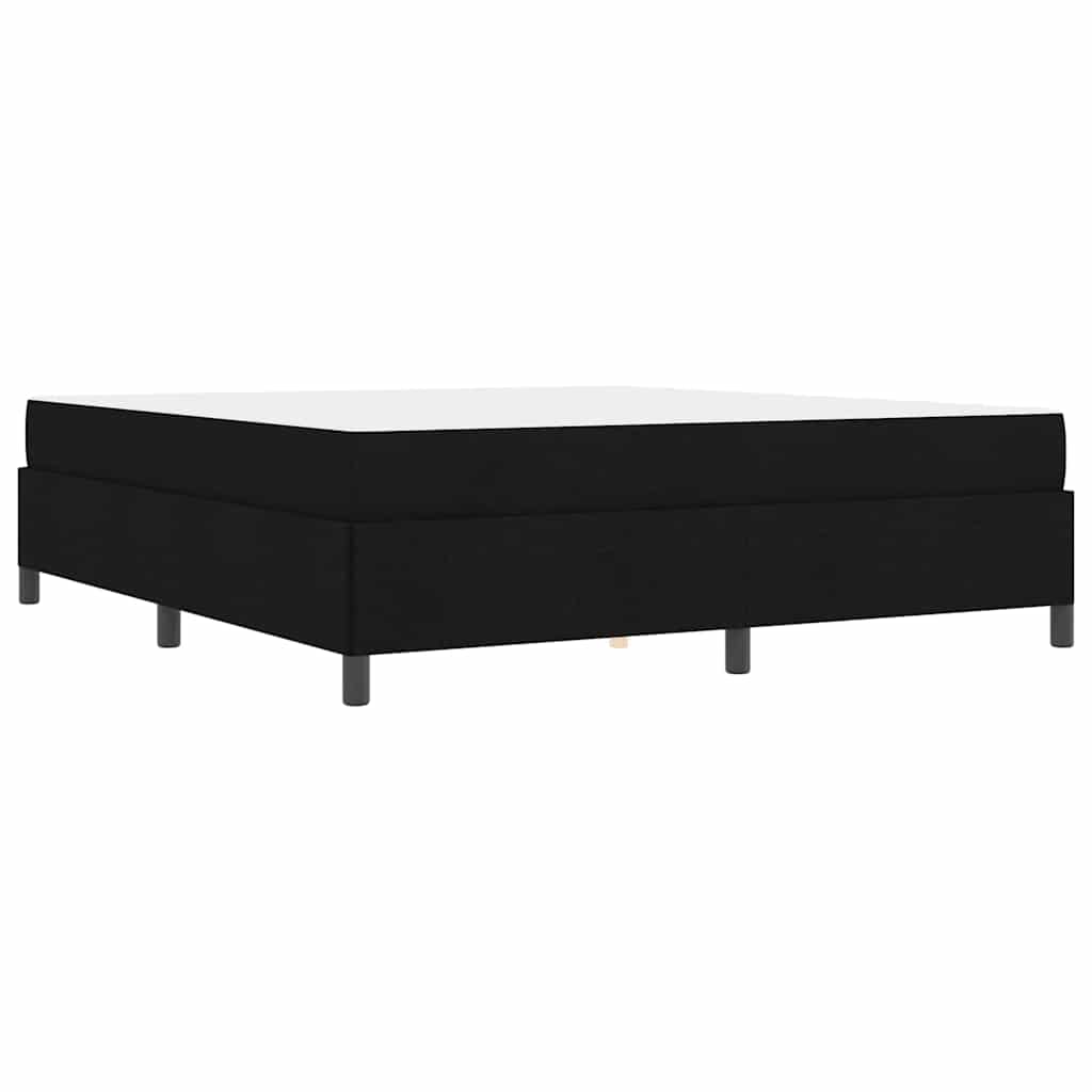 Box spring seng Sort 180 x 200 cm Stof