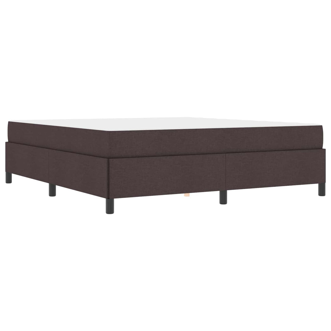 Box spring seng Mørk Brun 180 x 200 cm Stof
