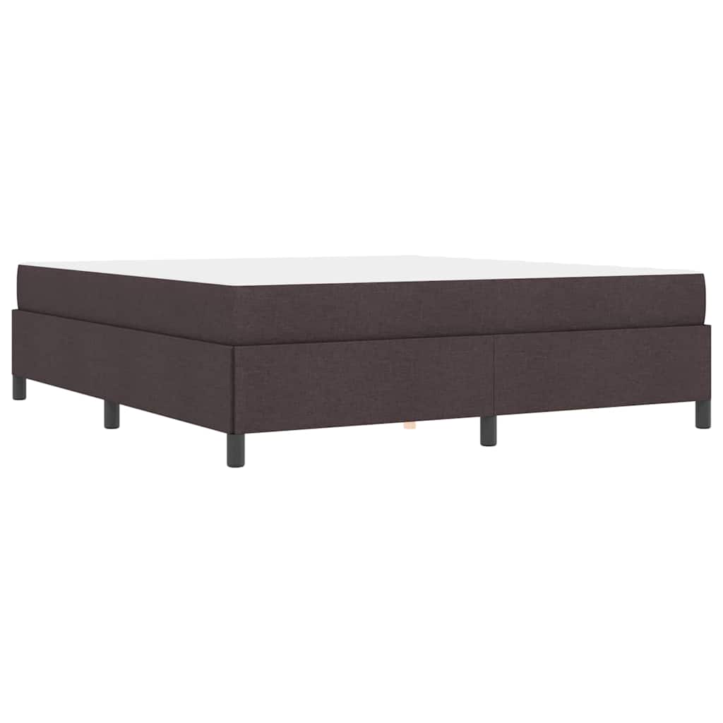 Box spring seng Mørk Brun 180 x 200 cm Stof