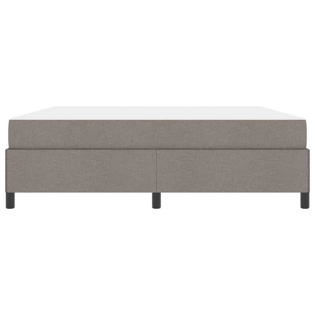 Box spring seng Gråbrun 180 x 200 cm Stof