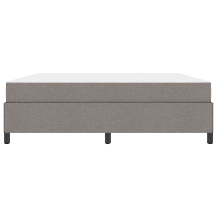 Box spring seng Gråbrun 180 x 200 cm Stof