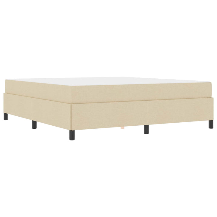 Box spring seng Creme 180 x 200 cm Stof