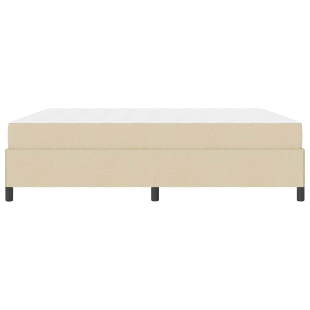 Box spring seng Creme 180 x 200 cm Stof