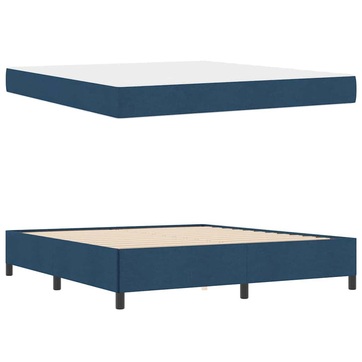 Box spring seng Blå 180 x 200 cm Stof