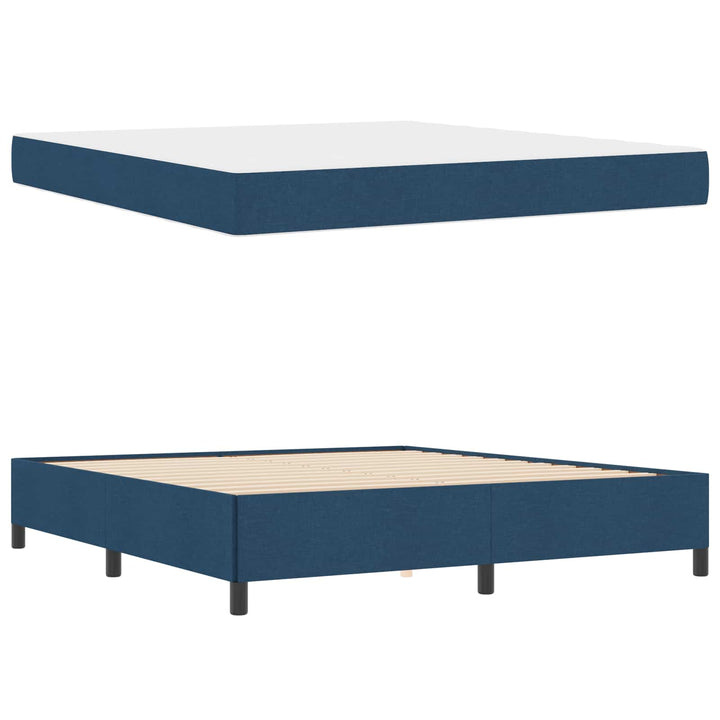 Box spring seng Blå 180 x 200 cm Stof