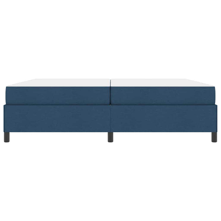 Box spring seng med madras Blå 200 x 200 cm Stof