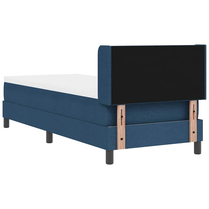 Box spring seng med hovedgærde Blå 200 x 80 cm Stof