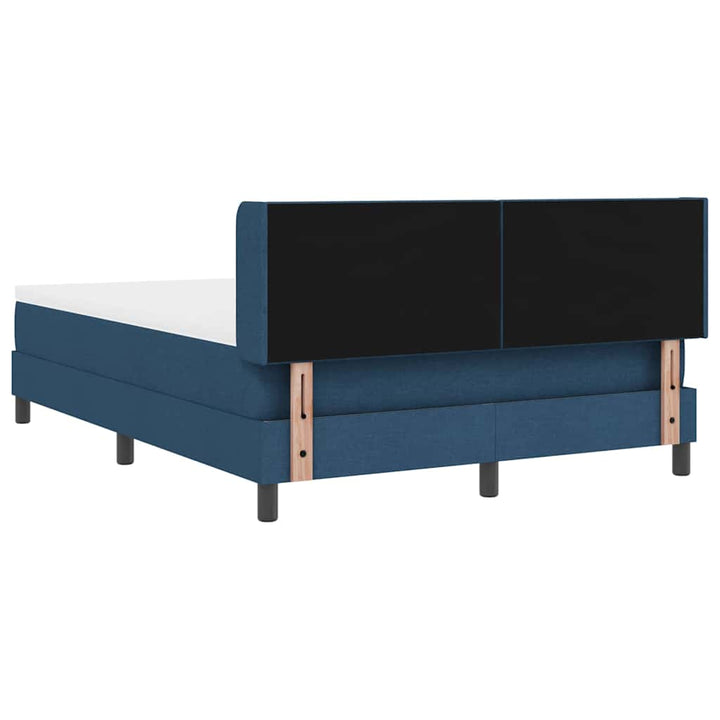 Box spring seng med hovedgærde Blå 200 x 160 cm Stof