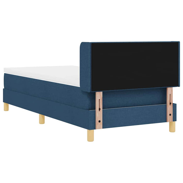 Box spring seng med hovedgærde Blå 200 x 80 cm Stof