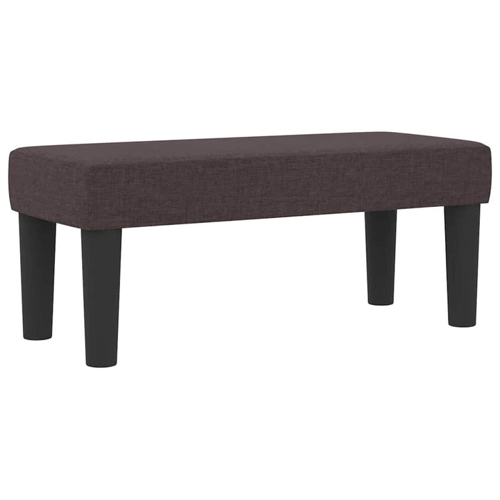 Box spring seng med hovedgærde Mørk Brun 80 x 200 cm Stof