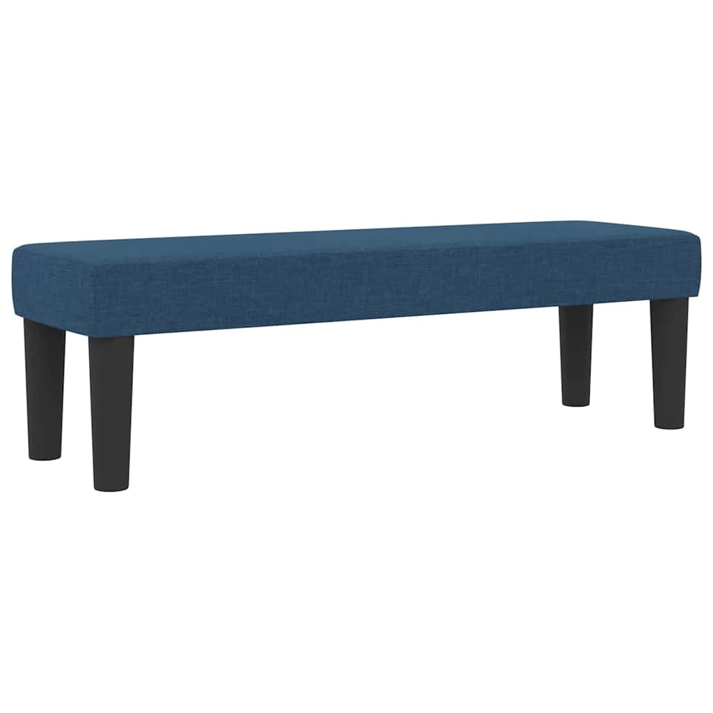 Box spring seng med hovedgærde Blå 140 x 200 cm Stof
