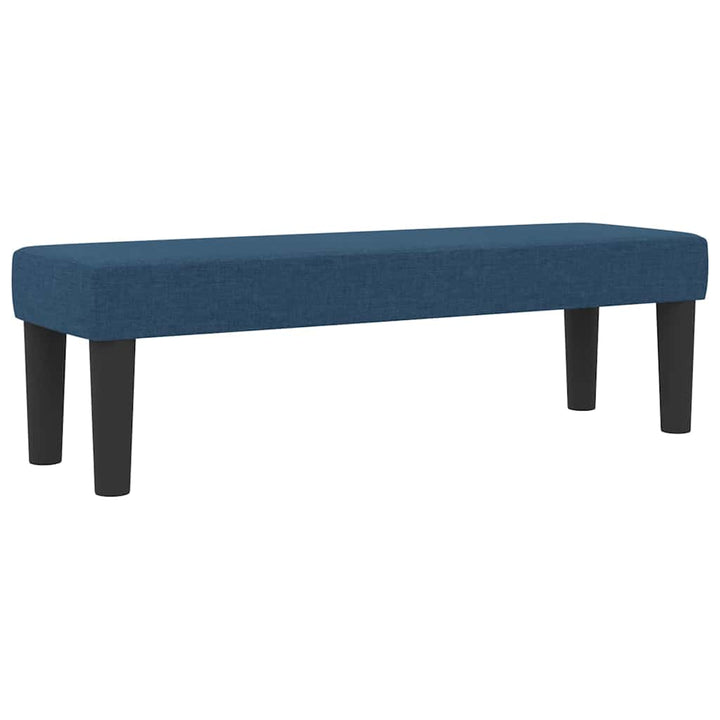 Box spring seng med hovedgærde Blå 140 x 200 cm Stof