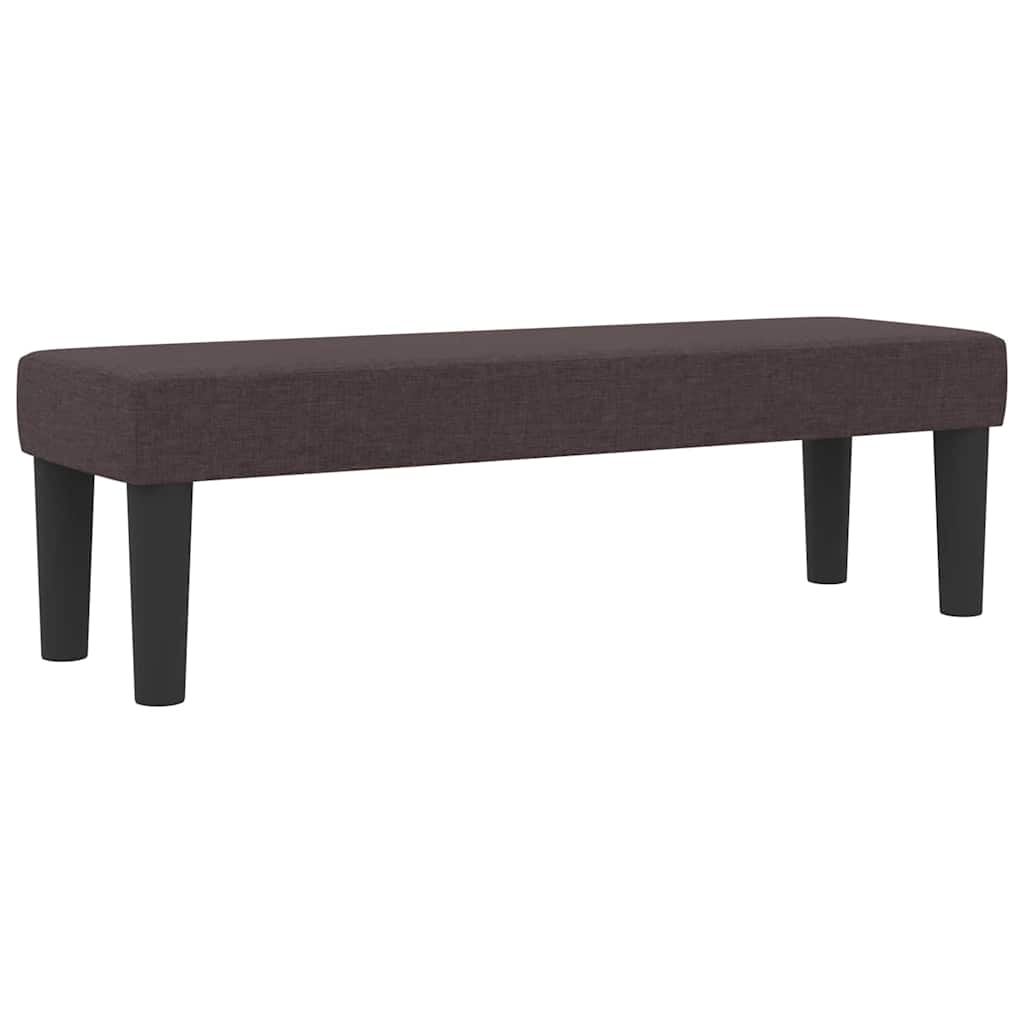 Box spring seng med hovedgærde Mørk Brun 160 x 200 cm Stof