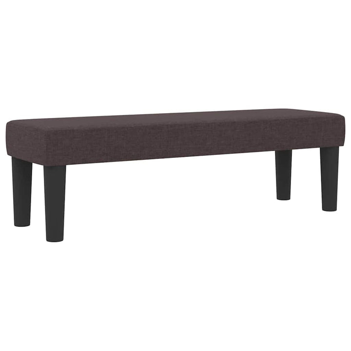 Box spring seng med hovedgærde Mørk Brun 160 x 200 cm Stof