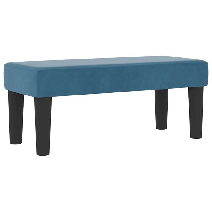Box spring seng med pude Mørkeblå 200 x 80 cm Fløjl