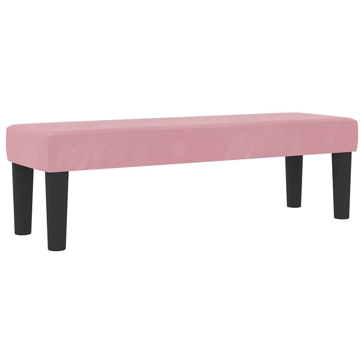 Box spring seng med hovedgærde Lyserød 200 x 160 cm Fløjl